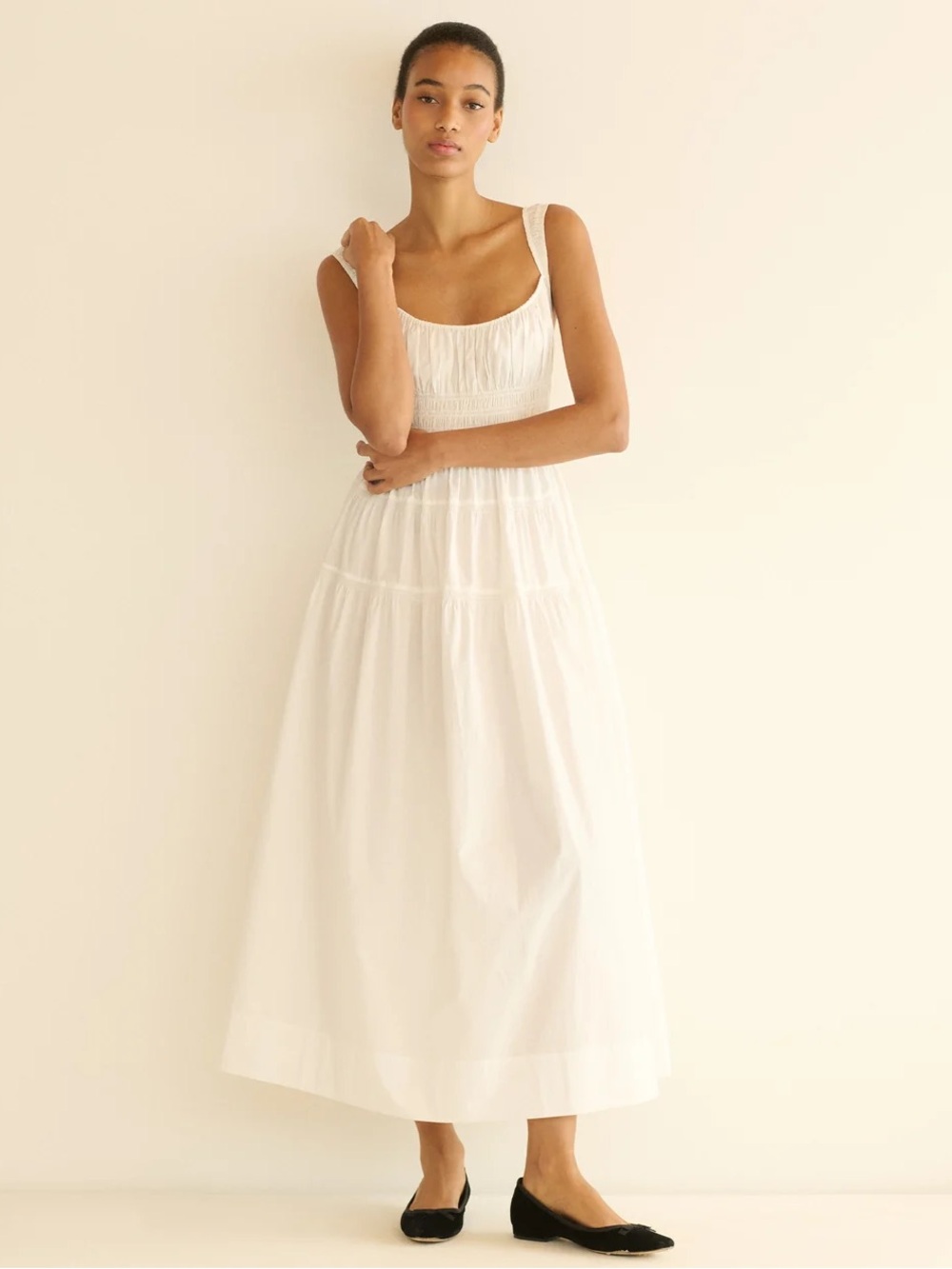 NEW DOEN Clover Dress In Salt Size S - Picture 14 of 17